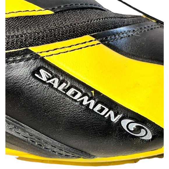Salomon Race Classic Nordic Cross Country Ski Boots Black Yellow Mens US 6 main image 5